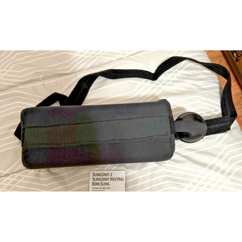 BREG SLING SHOT 2 Shoulder Support Sling Black LARGE w/ Ball Orthotics